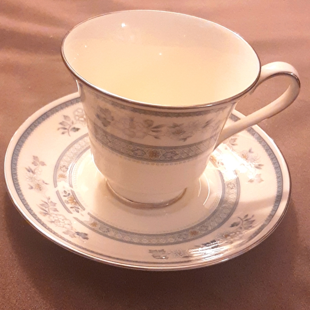 MINTON Penrose cup & saucer, c1978